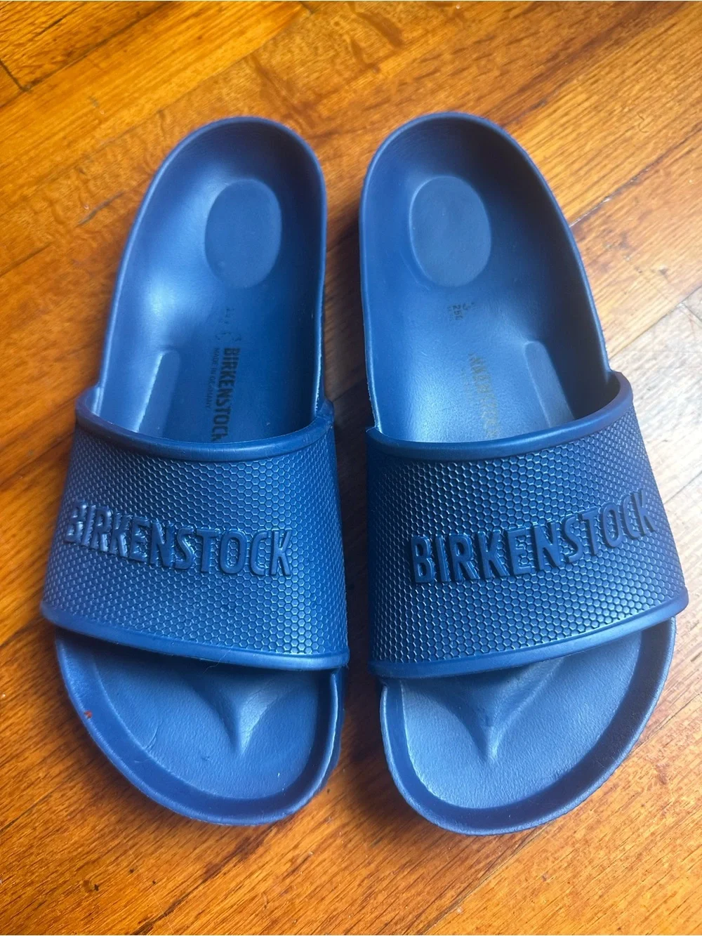 Birkenstock Women Navy Blue EVA Slide Sandals size 8 (39)